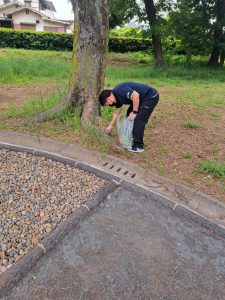 お散歩ゴミ拾い